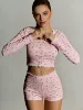 Pink (white lace)
