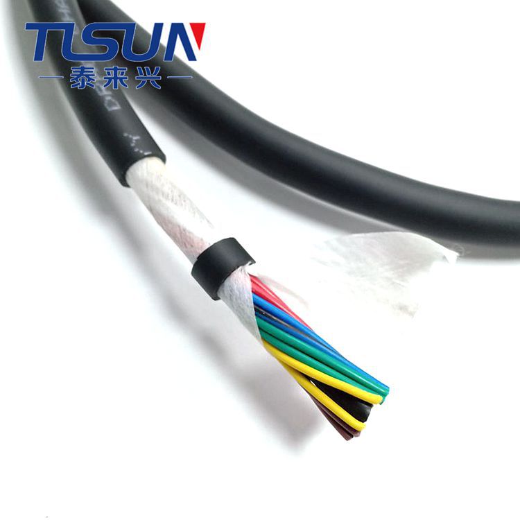 泰来兴 高柔拖链电缆 多芯0.2平方 工业电缆线 耐弯曲1000万次