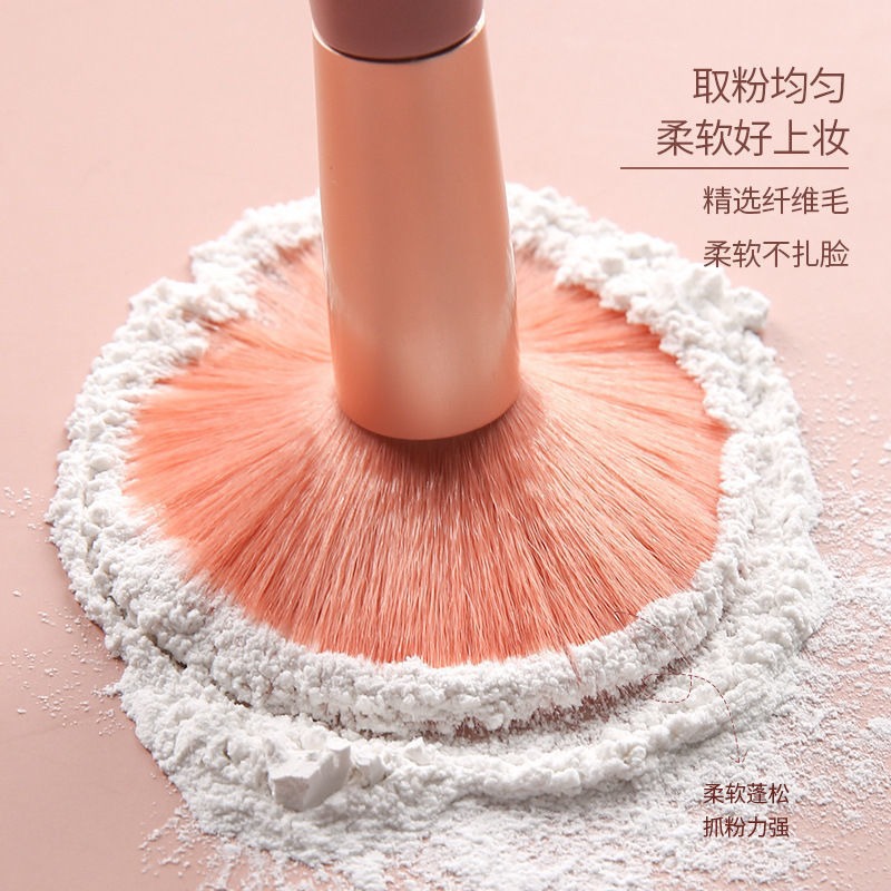 Juego de brochas de maquillaje de 8 piezas, brocha para corrector, brocha de maquillaje, brocha para sombra de ojos de cerdas suaves, brocha para polvos, brocha para colorete, brocha para base, versión portátil