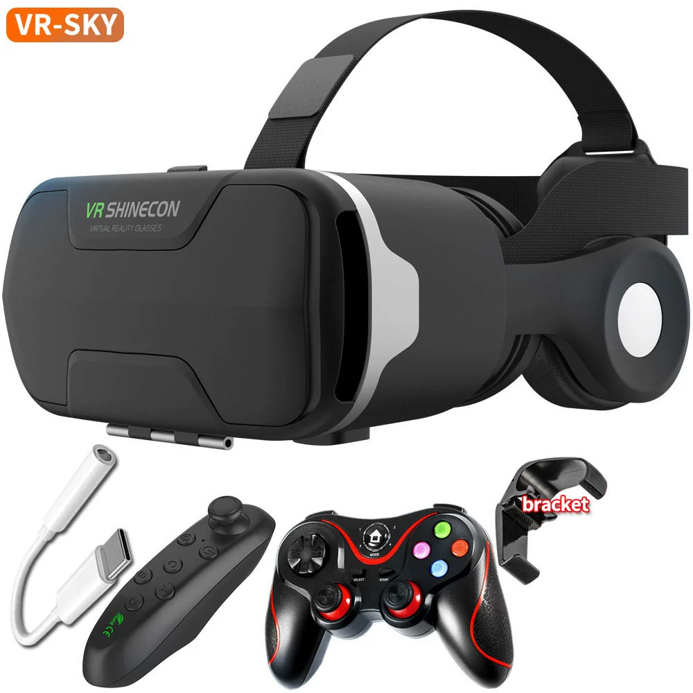 Qianhuan Magic Mirror Виртуальная реальность 3D Интеллектуальные стерео очки VR AR Наголовная ручка виртуальной реальности Игровая консоль