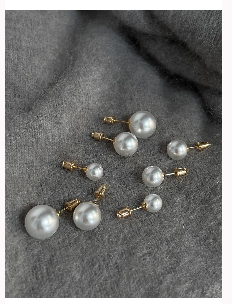 Perlen Ohrstecker, Große Silberohrringe Für Damen_voghion.com