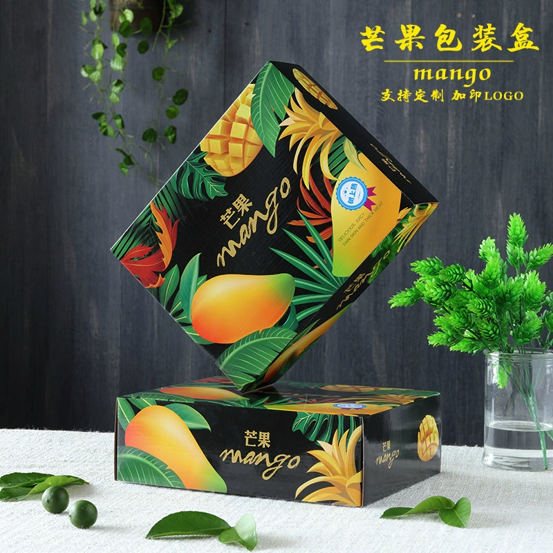 Фрукты манго, императорская упаковка манго, подарочная коробка, пустая коробка, нарцисс, манго, австралийская манго, картонная коробка, манго Хайнань