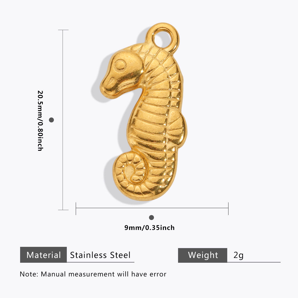 4g Weight Pendant Jewelry Making Type DIY Jewelry Accessories Classification 5 PCS/Package Quantity 304 Stainless Steel Material Conch, Hippocampus, Shell Pattern All Seasons Season Plating Design Simple Style, Classic Style Style 5 PCS/Package 304 Stainless Steel Conch Hippocampus Shell Pendant DIY Jewelry Accessories 8
