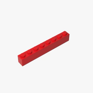 跨境MOC国产积木兼容3008小颗粒DIY拼装1x8基础砖