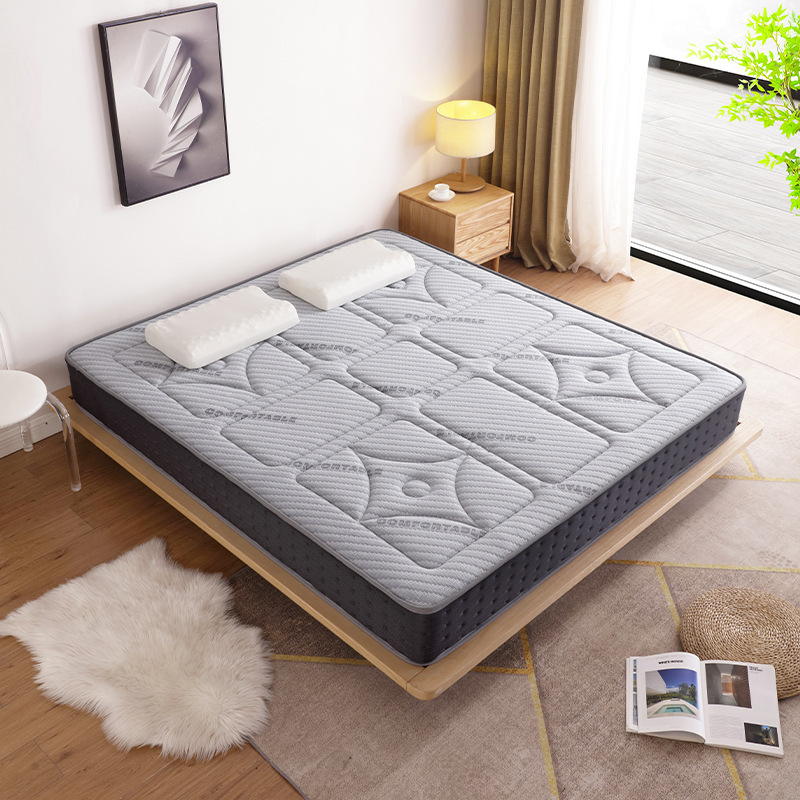 Graphene Fabric Mattress 22cm Stainless Steel Full Mesh Spring Home High Rebound Sponge Bedroom Double Thermostatic Mattress