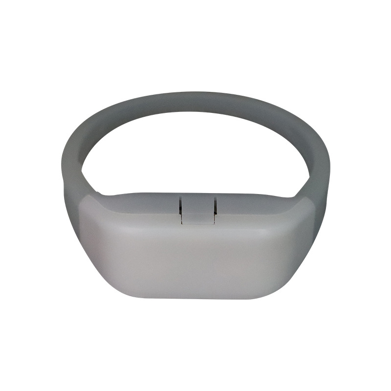 Correa de muñeca LED silicona completa 2 luces de control remoto pulsera luminosa empresa Reunión Anual celebración atmósfera suministros correa de muñeca luminosa