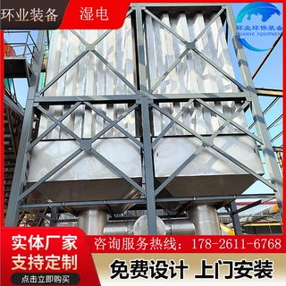 定制岩棉厂电捕焦油器 工业废气净化 316L湿式电除尘设备来图加工
