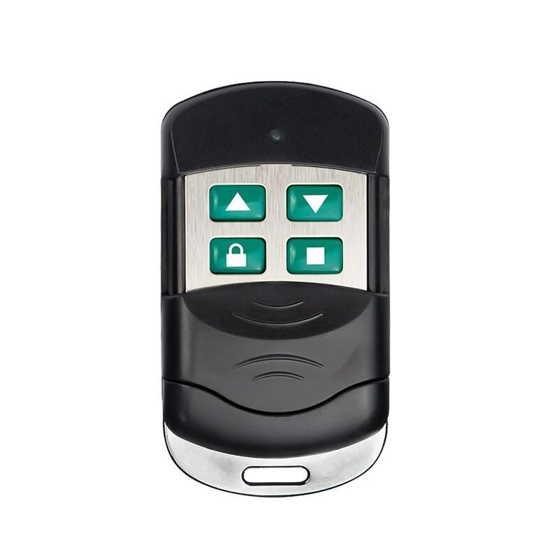 Cross-border security access control copy wireless remote control copy 443 green leather push cover four-key shutter garage door copy Cross-border security access control copy wireless remote control copy 443 green leather push cover four-key shutter garage door copy
