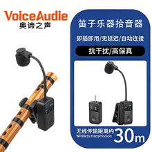 无线麦克风笛子乐器舞台乐团演出高低音调节拾音器扩音器话筒