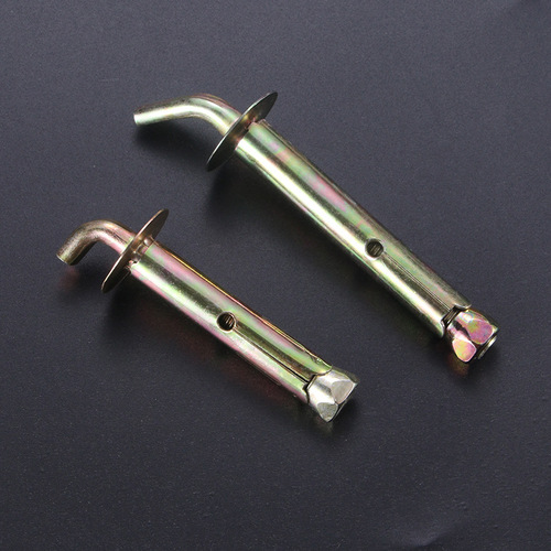 Iron-plated color zinc shower hook expansion bolts thickened pull-out bracket expansion hook national standard expansion screws