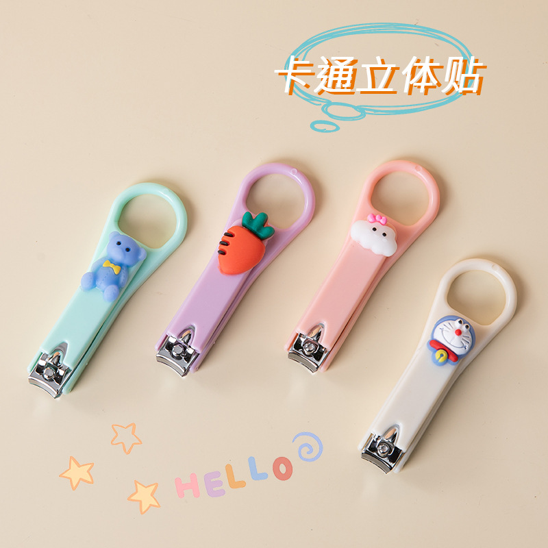 South Korea ins girl heart cute mini nail clippers cartoon nail clippers creative nail clippers tools large quantity and excellent price