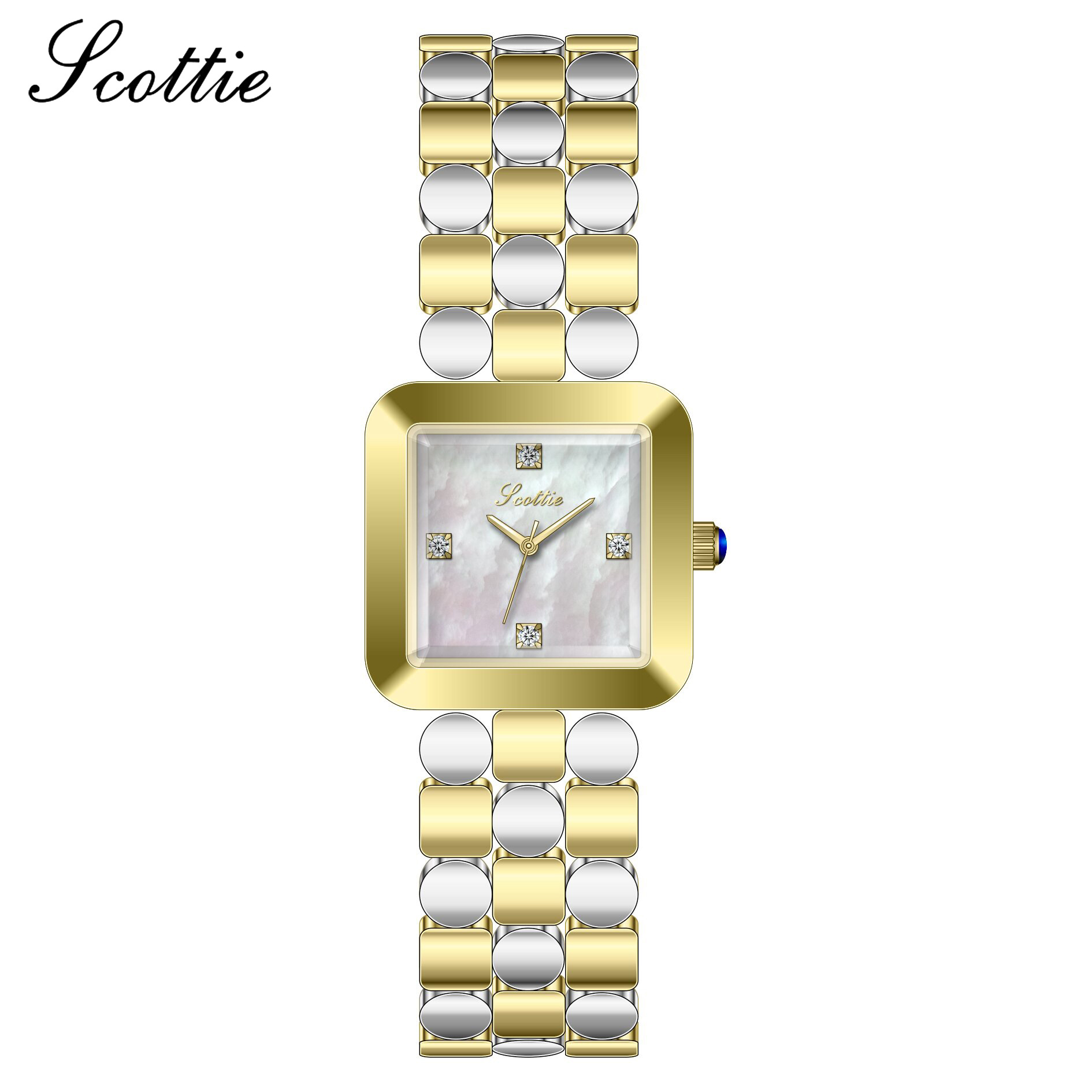 Quartz Movement Vintage Style Classic Style Geometric Butterfly Double Snap Quartz Watch Women's Watches