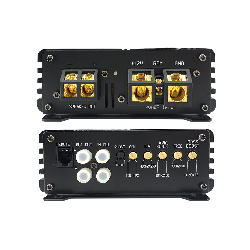 工場直販カーオーディオアンプ T-2200.D シングルチャンネルアンプ 12V ハイパワーサブウーファーアンプ|undefined