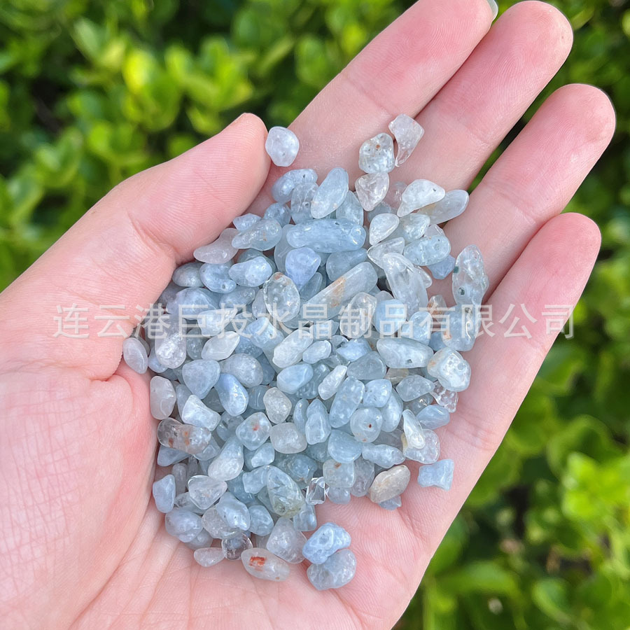 100 tipos de piedra triturada de 7 - 9mm cristal natural jade ágata espécimen de piedra preciosa marco de fotos transfronterizo mano suministro Amazon