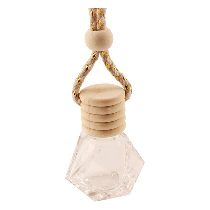 8 мл Алмазный флакон духов автомобиль флакон духов Подвеска прозрачное стекло пустой флакон духов Автомобиль Подвеска DH796