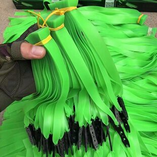 Hair rope with flat rubber bands, high elastic durable slingshot, increased thickness