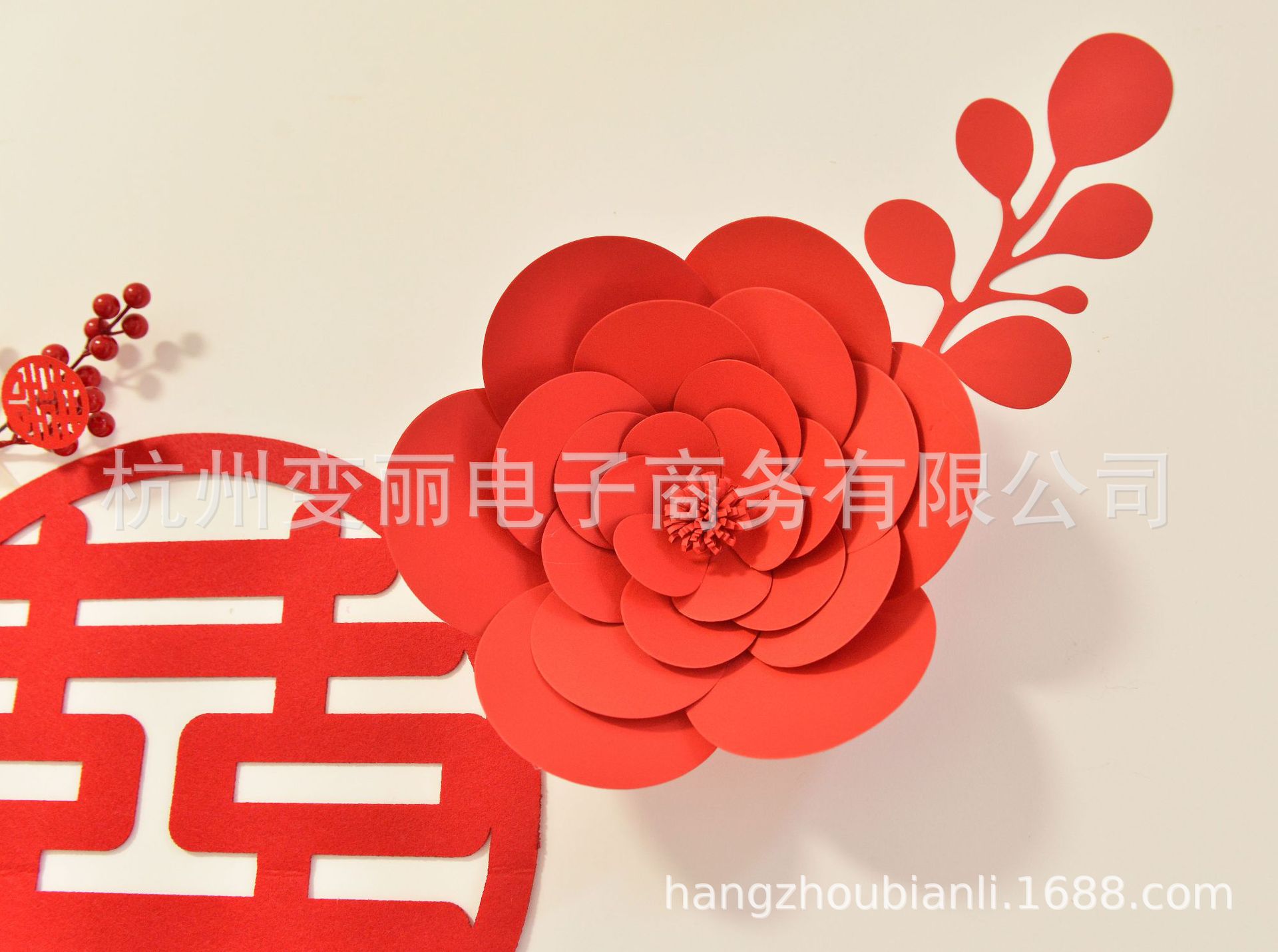 30cm 버건디 1 개