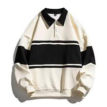 P 15299 Couple striped POLO shirt �������� POLO ���羳��