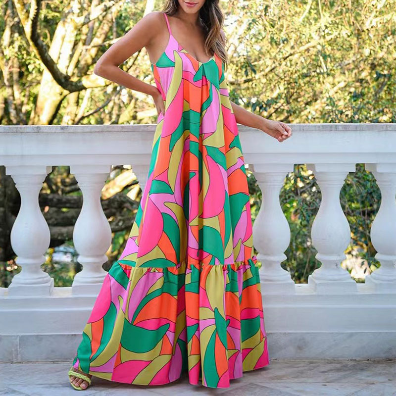 bright colored summer dresses PERFECT FOR perfect for summer vacations Vibrant Paisley Pattern Bright Colors