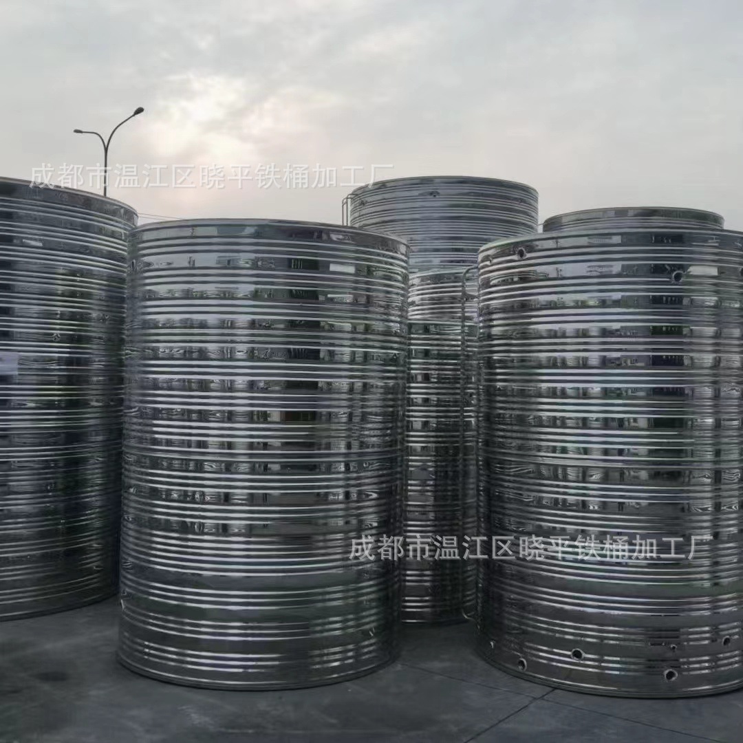 8吨立方201和304立式卧式不锈钢消防防火家用保温水塔水箱储存罐