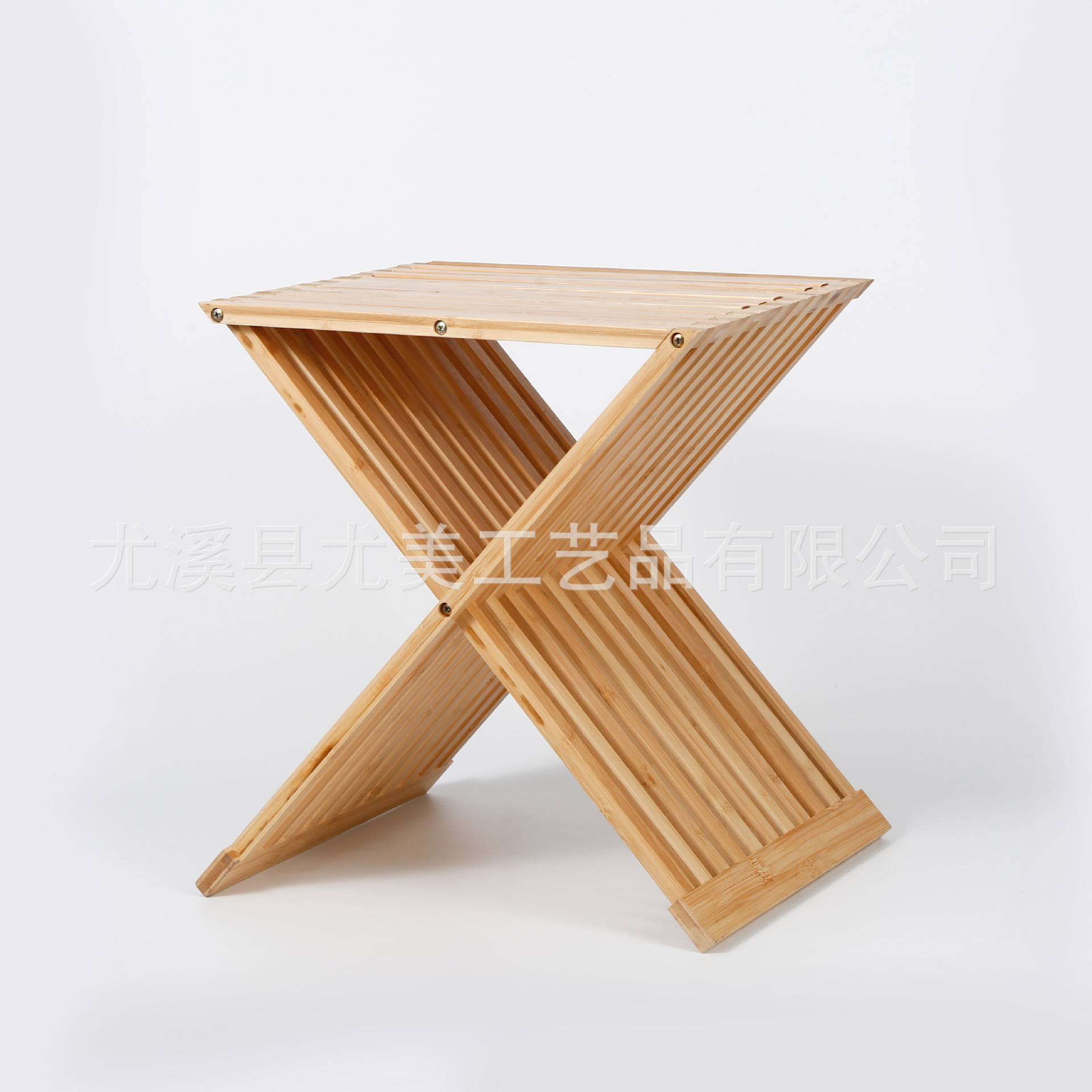 Taburete plegable de bambú Silla plegable de ocio al aire libre Casa de familia Hotel Silla de balcón Taburete plegable al por mayor