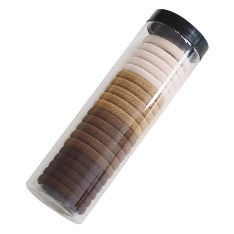 Envío gratuito de una pieza banda de pelo enlatado alta banda de goma elástica duradera cuerda de pelo cuerda de cabeza de Niña Accesorios para el cabello simple tocado