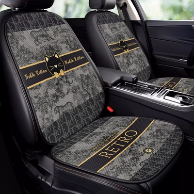 Seat cushion, seat cover – Seat Cover - e1144k-royal-cat-logo-black-k-one-set-for-main-driver-velvet-pad-a03-code