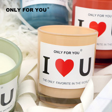 美国注册品牌莫兰迪生日礼物伴手礼浪漫香薰蜡烛灯跨境外贸亚马逊