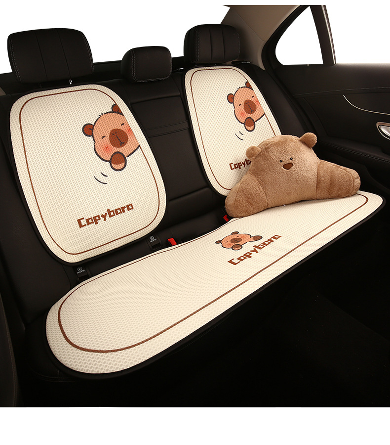 26 Car Seat Cushions for All Seasons, Trendy Seat Cushions, Car Seat Covers, New Half-Cover Rear Seat Covers for Women