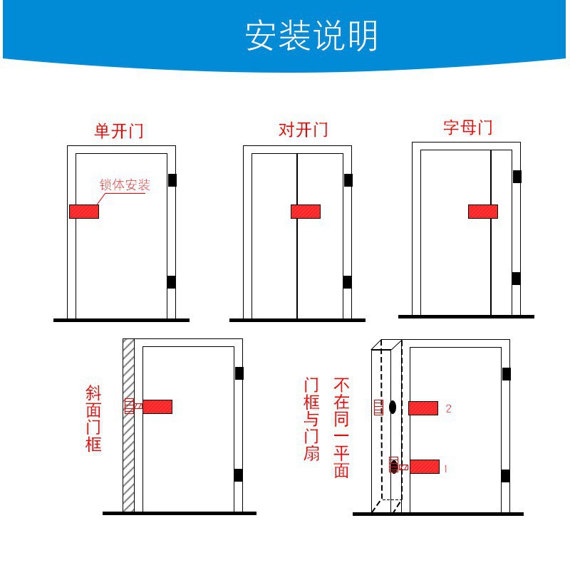 Sukook acero inoxidable anti-robo de la cadena de protección de la cerradura de la puerta del perno de acero inoxidable antirrobo hebilla de doble propósito cerradura de la puerta con la cadena
