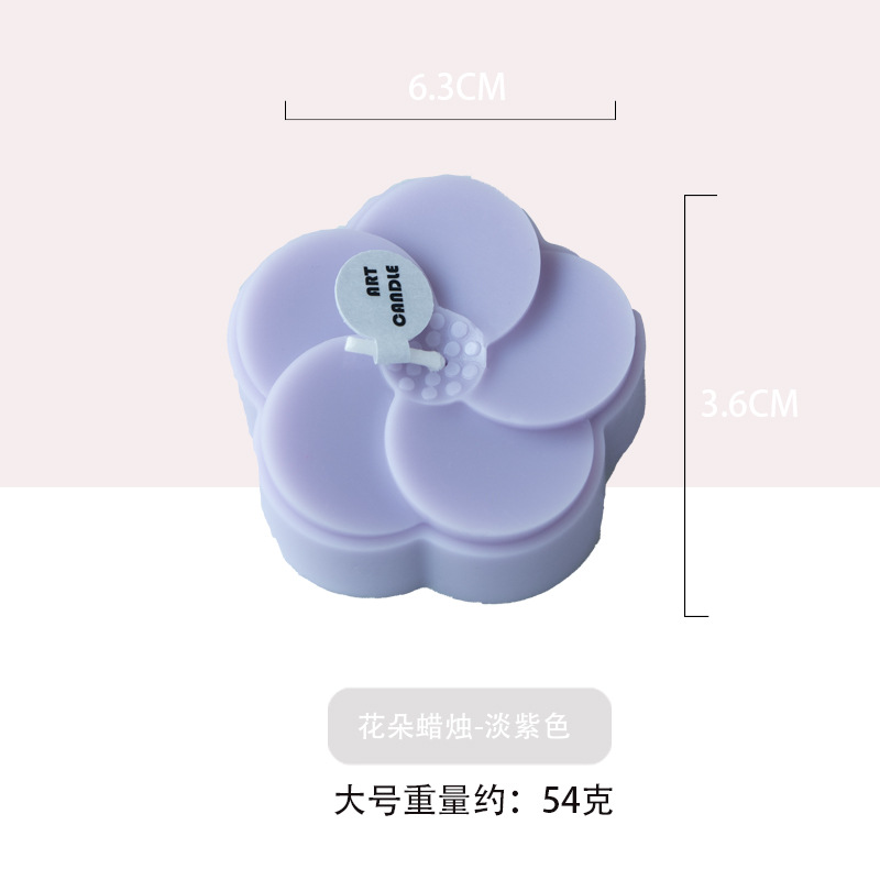 Festival de mediados de otoño pastel de Luna flor conejito forma vela lindo interesante decoración creativa decoración Venta caliente al por mayor