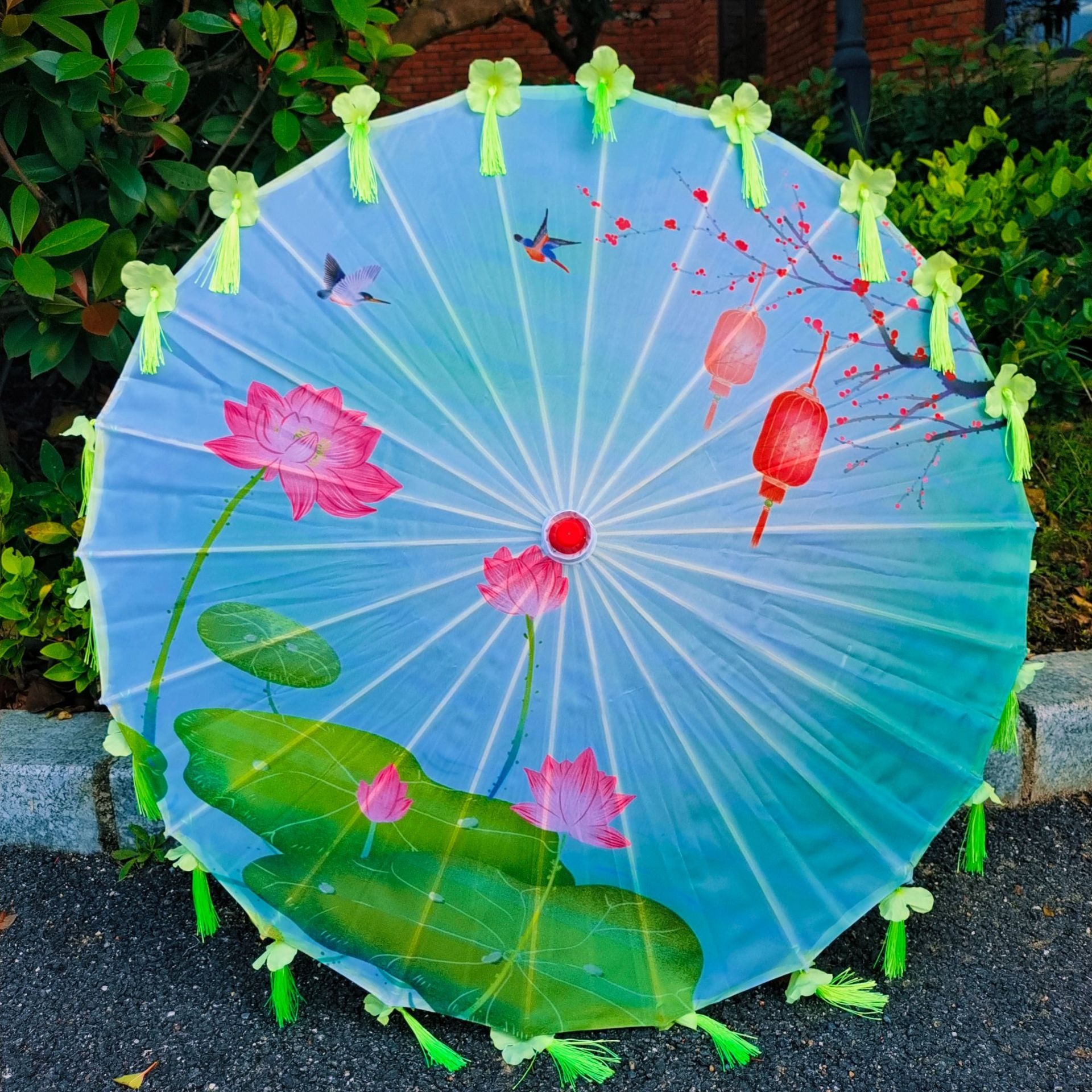 연꽃잎 우산