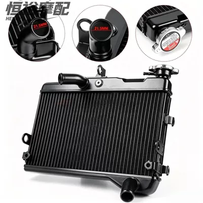Suitable for Yamaha MT07 Water tank - a-black-water-tank