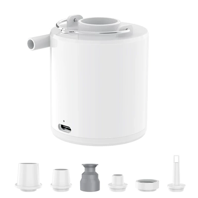 Multifunctional Portable Mini Electric Air Pump for Home and Outdoor Use, Suction Air Pump, Wireless Automatic Inflator for Car (Hava nasosu) - cf-01-white-can-be-customized-with-logo-and-labeling