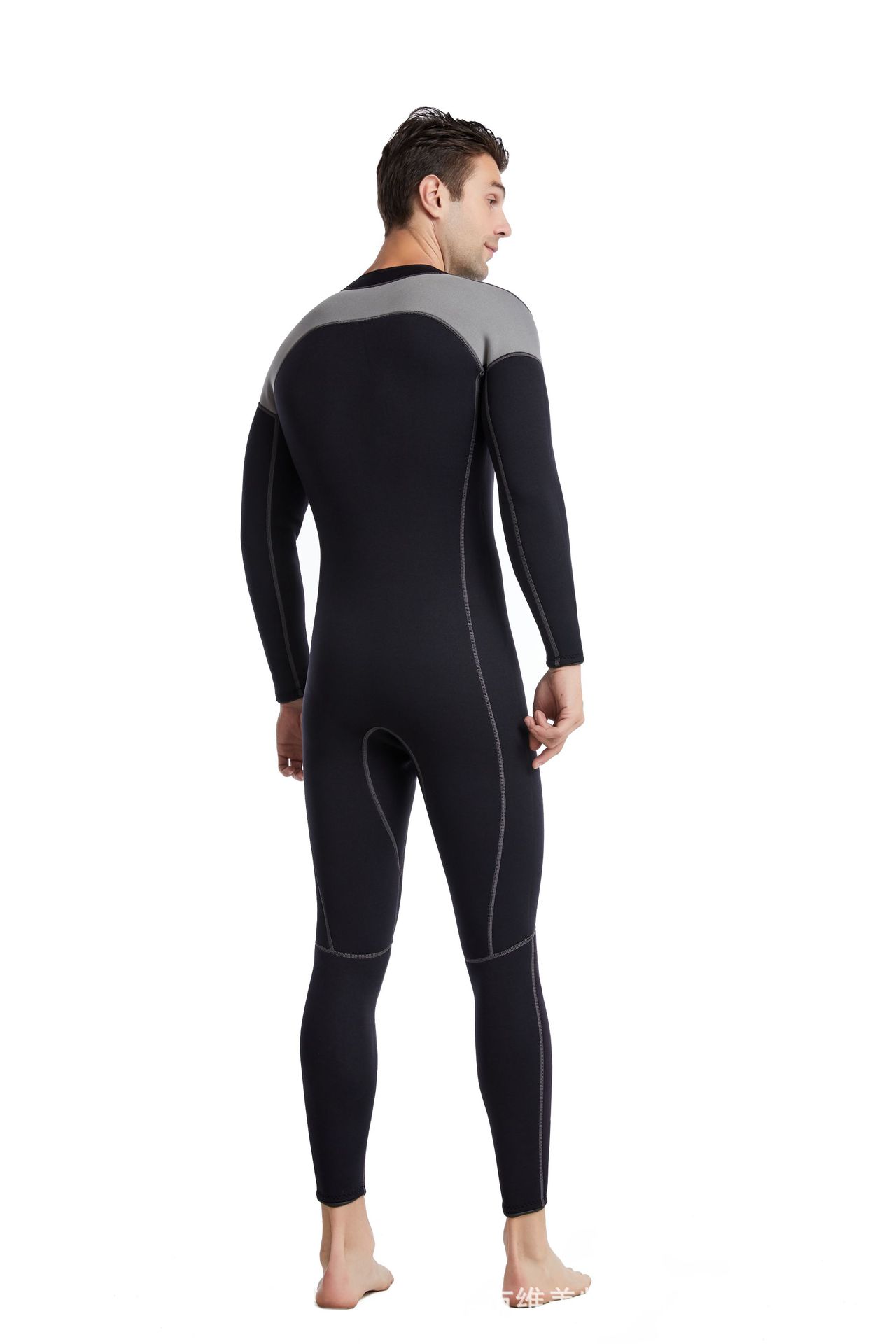 新款现货3mm潜水服冲浪衣浮潜深潜冲浪服水母衣防划保暖潜水衣