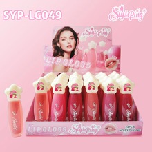 跨境可爱卡通五角星唇釉不沾杯防水防汗平价唇彩批发