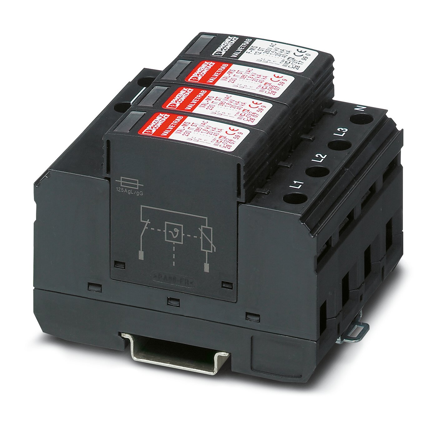 菲尼克斯 2类电涌保护器 - VAL-MS 230 IT/3+1 2858548