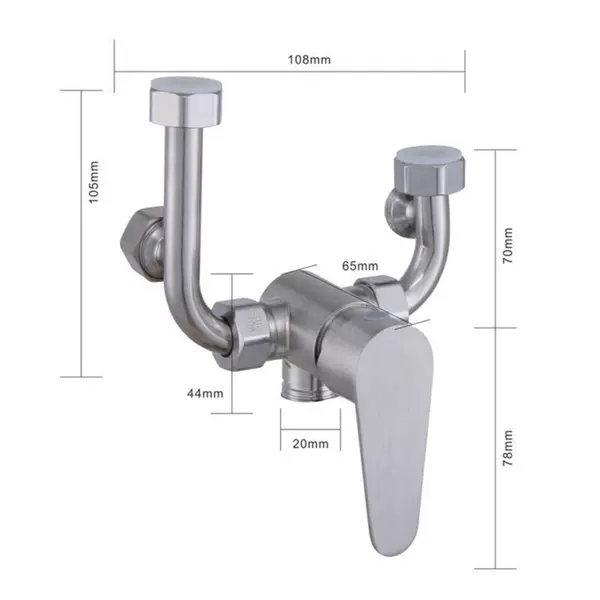 304 stainless steel U -shaped valve