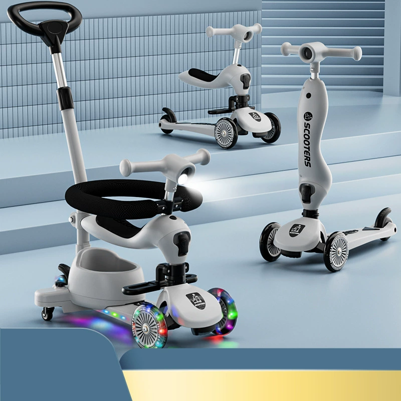 Индивидуальные Детские самокат может осуществляться может сидеть может скользить одной ногой скольжения детей вспышка Многофункциональный ребенок может быть OEM