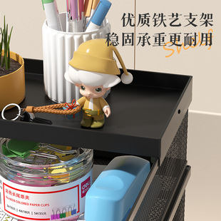 A3A4 Office Desktop File Rack Metal File Frame Multi-Layer Drawer Storage Rack Iron File Folder Rack