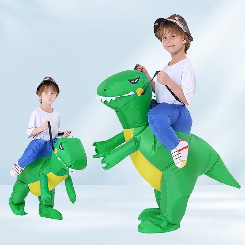 抖音同款充气恐龙服六一儿童节节日演出服装搞怪幼儿园人偶坐骑