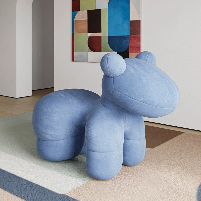 Silla de caballo para niños animales perezoso sofá silla de algodón silla de caballo silla de caballo