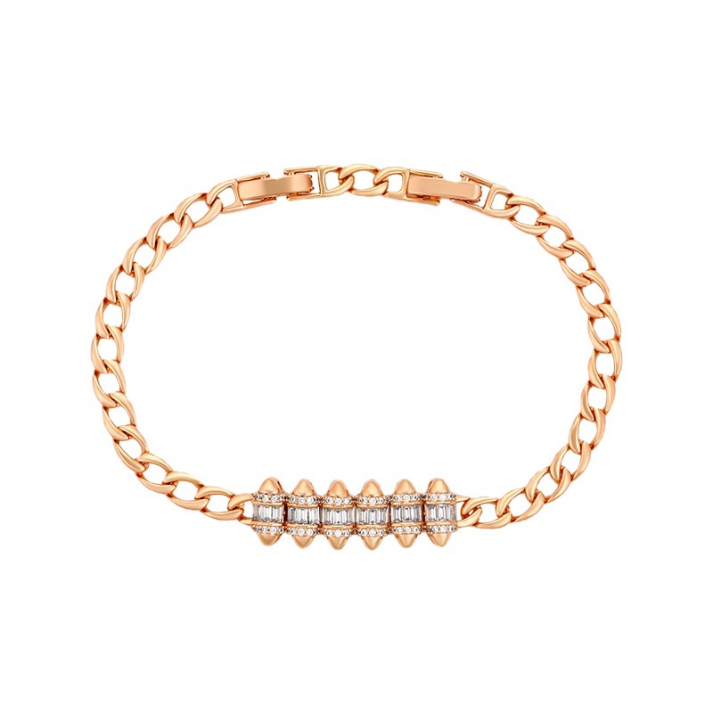 Xuping joyería europea y americana Comercio exterior 18K chapado en oro pulsera de aleación personalidad de la moda pulsera transfronteriza al por mayor joyería femenina