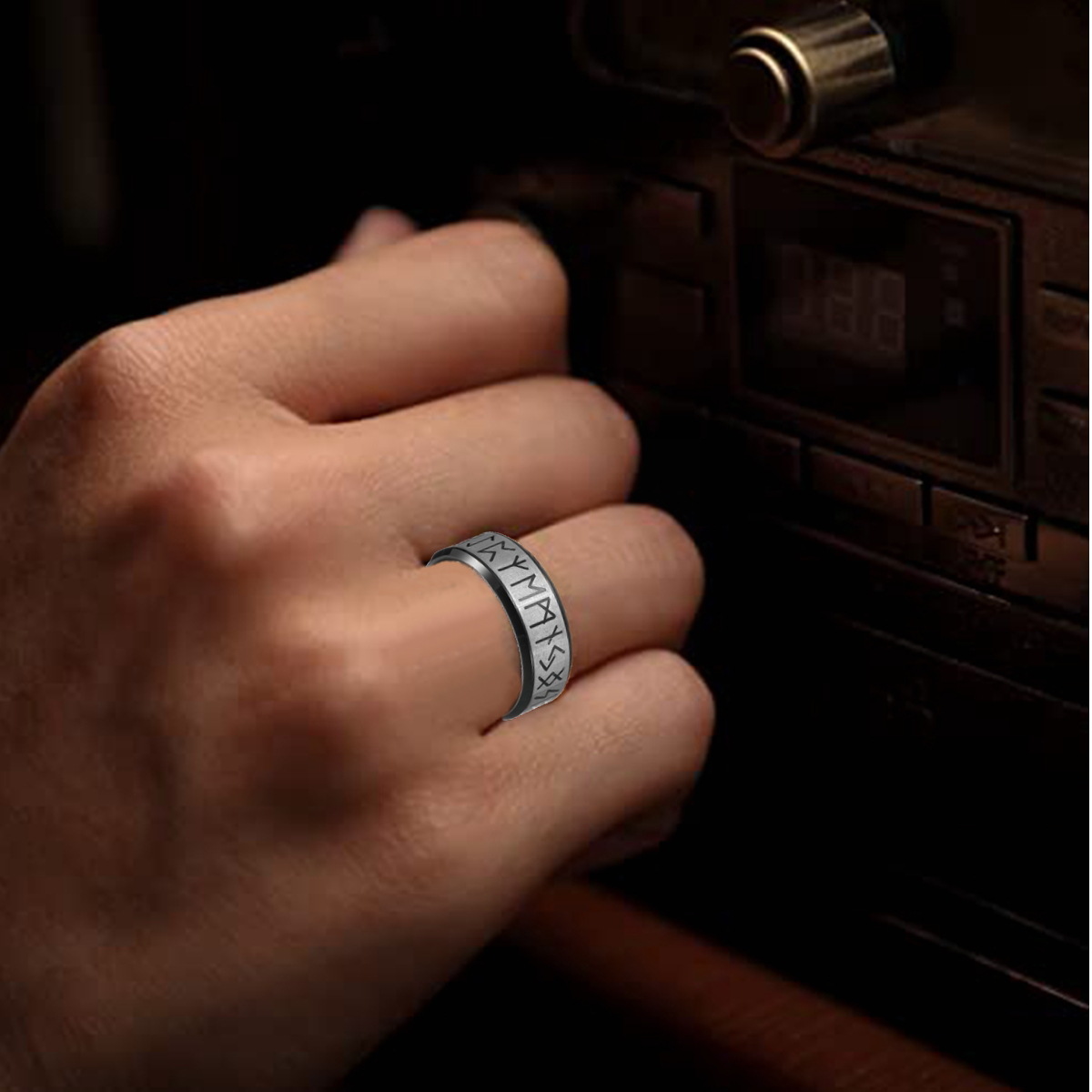 12g Weight Vacuum Plating Gold Plating Process Basic Modern Style Streetwear Geometric 201 Stainless Steel Plating Gold Plated Men'S Rings