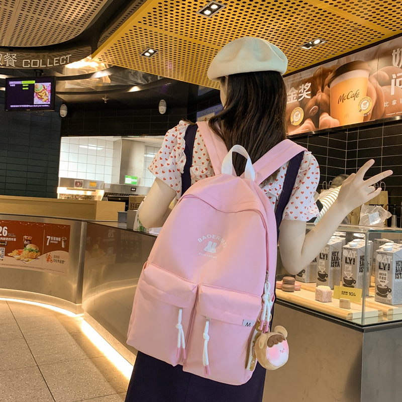 Mochilas escolares mochilas para niñas de secundaria nuevas mochilas para estudiantes de secundaria simples mochilas para estudiantes universitarios hombres mochilas para niñas de hombro de gran capacidad