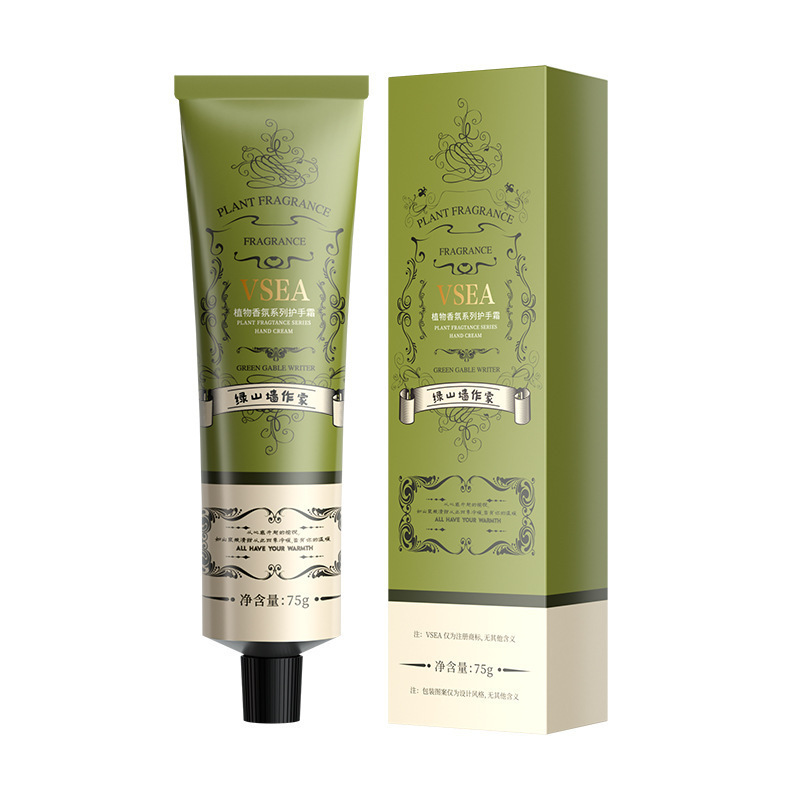 Fragancia vegetal perfume crema de manos hidratante e hidratante crema de manos refrescante y antigrasa anti-agrietamiento con fabricantes al por mayor