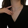 Brand necklace, small design pendant, chain for key bag , 2022 collection, simple and elegant design, Korean style