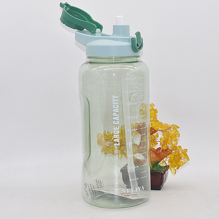 Taza de agua de plástico de gran capacidad Hervidor de agua portátil Taza grande Taza portátil para hombres Taza espacial Taza de té Taza simple