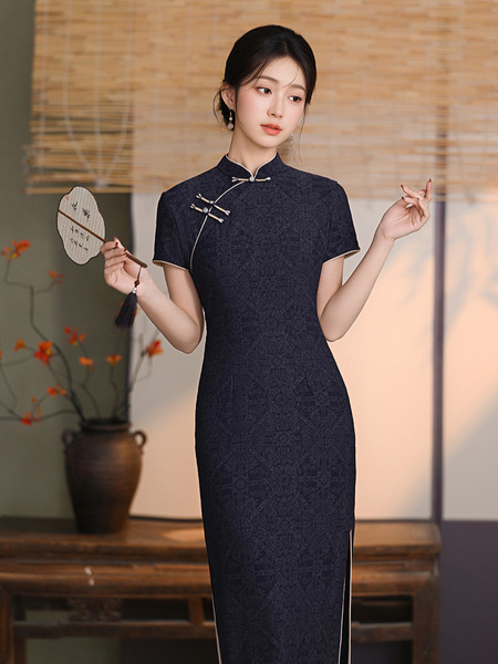 Summer long cheongsam
