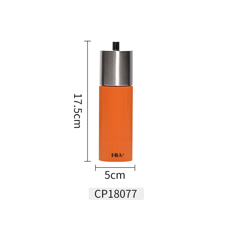 Molinillo de pimienta manual doméstico molino de polvo botella de condimento artefacto comercial fresco molino de pimienta molino de sal marina